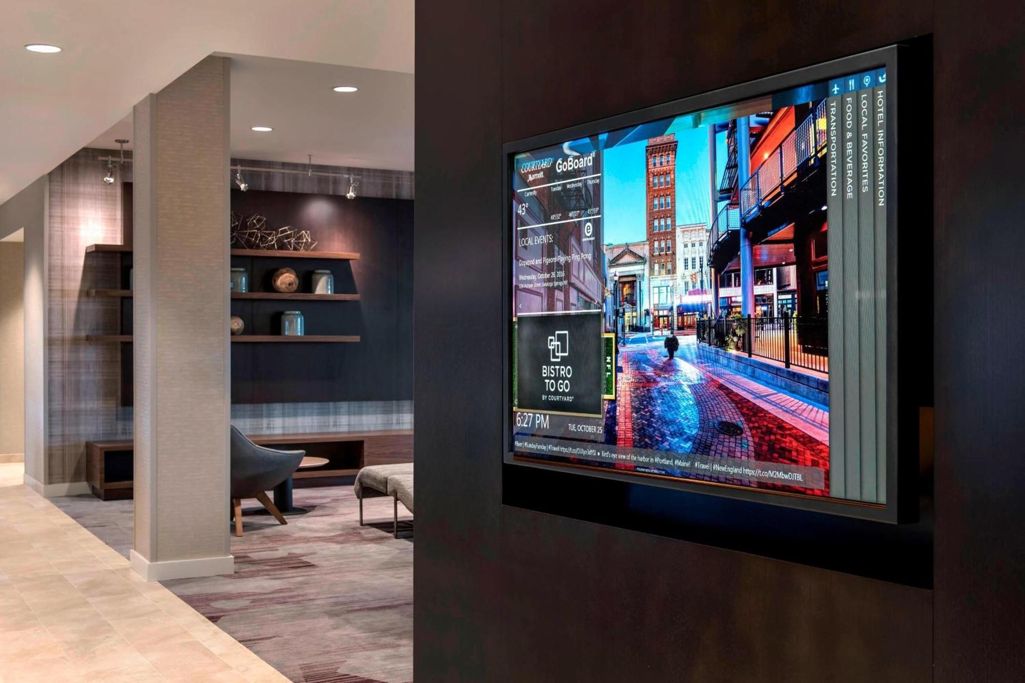 Courtyard By Marriott Schenectady At Mohawk Harbor Hotell Eksteriør bilde